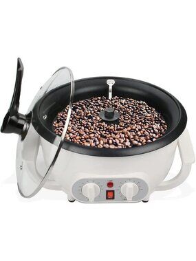 Premium Coffee Roaster Machine - 110V 1200W for Freshly Roasted Beans at Home